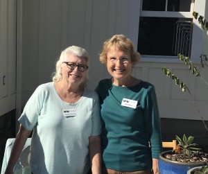 FormLA Landscaping clients and heros Lorraine Sanchez and Hilda Weiss educate fellow Santa Monicans about the native garden at the Santa Monica Conservancy Preservation Resource Center.